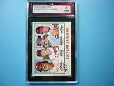 1978 O-PEE-CHEE MLB BASEBALL CARD #5 STEVE CARLTON DAVE GOLTZ LEADER KSA 8 OPC