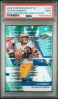 2024 CONTENDERS OPTIC MVP CONTENDERS GREEN PULSAR JUSTIN HERBERT 30/30 PSA 9