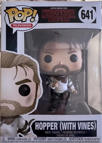 Funko Pop Stranger Things Hopper With Vines #641 Vinyl Figure With Box