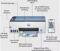 HP Smart Tank 5106 Wireless All-in-One Ink Tank Printer + inks,,,