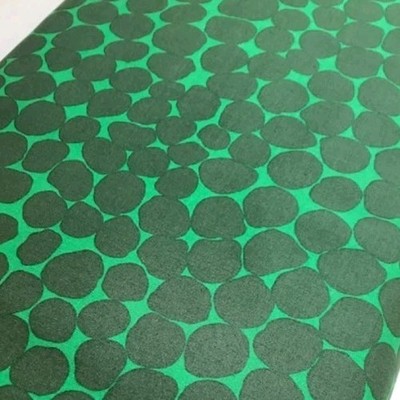 Full 3.5 Yards Fabric Jumble Green Grey  Dots Bright by Kaffe Fassett Collective