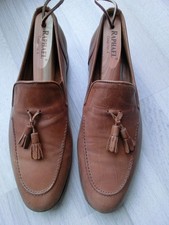 Galizio Torresi Herren Loafer/Slipper - Gr. 40 - hellbraun - Glattleder