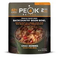 Backcountry Bison Bowl | Chad Mendes Signature Meal | Premium Freeze-Dried Va...