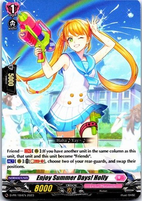 ENJOY SUMMER DAYS! HOLLY (184) D-PR/184EN P CARDFIGHT!! VANGUARD MP