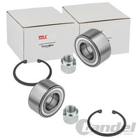 2X NTY RADLAGER-SATZ Hinten Vorne Beidseitig Passend FÜR CitroËN C2 C3 Saxo