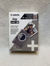 Canon Ivy Cliq 2 Instant Camera Printer Metallic Mocha