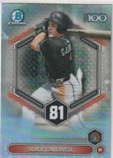 2026 Bowman Chrome Scouts Top 100 #BTP81 Slade Caldwell