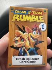 Crash Bandicoot Team Rumble Collector Card Game McDonald's Happy Meal New 2023