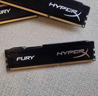 HX316C10FB/4 Kingston HyperX FURY 4GB 1600MHz DDR3 CL10 DIMM  Memory Module