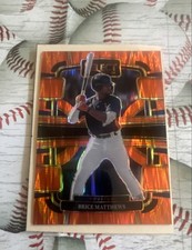 2024 Panini Select - Concourse Brice Matthews #54 Orange Flash Prizm (RC)