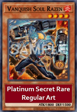 Bezwingerseele Razen (V.6) RA05-DE134 Platinum Secret Rare Deutsch Neu 1st
