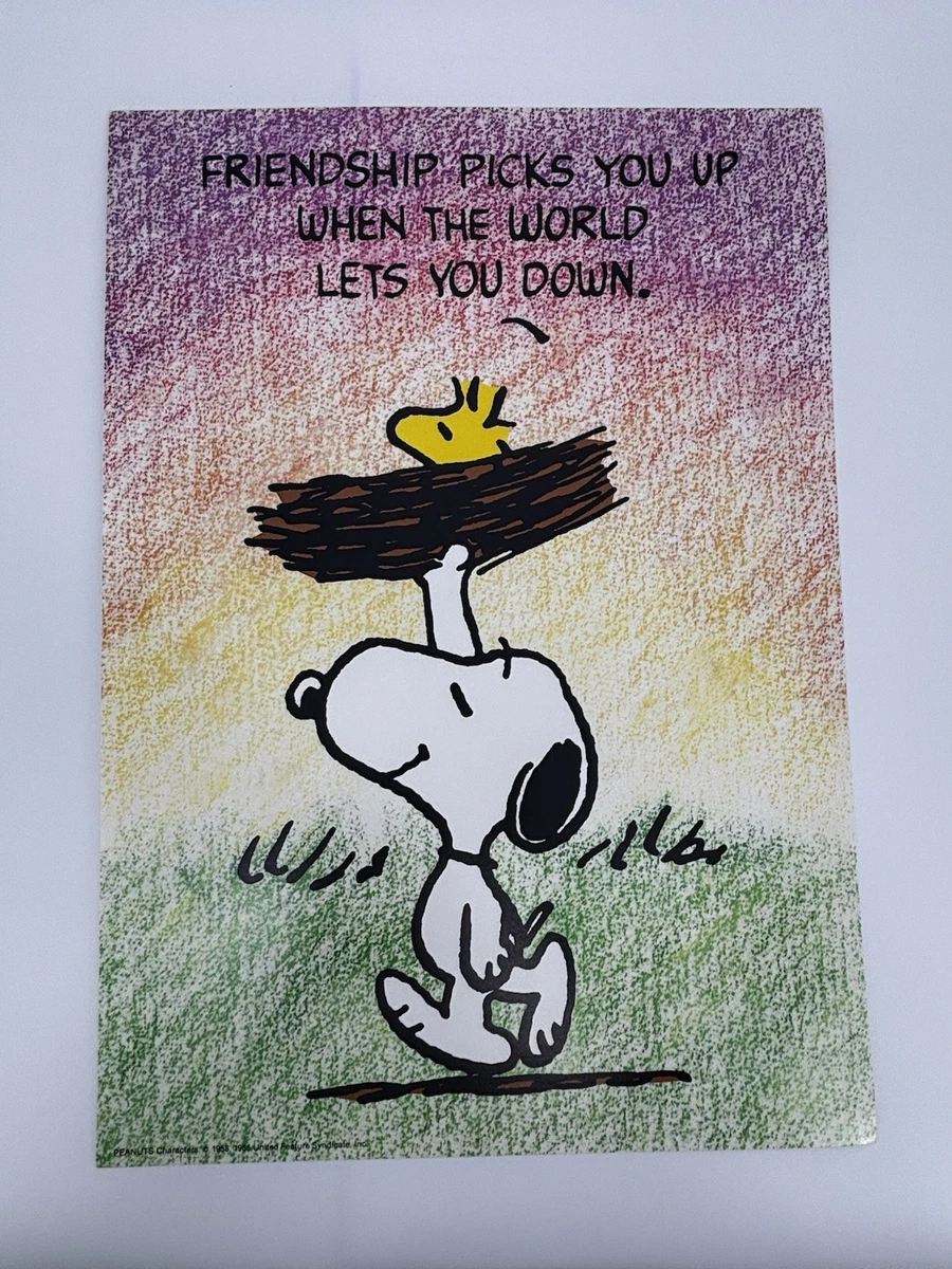 Vintage Snoopy Poster In other Collectible Peanuts Items for sale