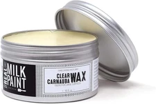 Real Milk Paint, Carnauba Wax Paste, Wood for Finishing, Use over... 
