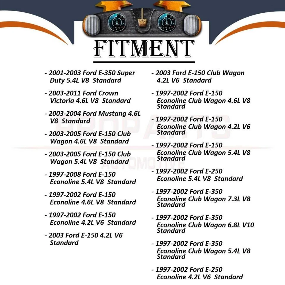 Eje trasero GMB 2X todas las juntas juntas universales U para Ford E-150 2003 2004 2005 Foto 3 de 4