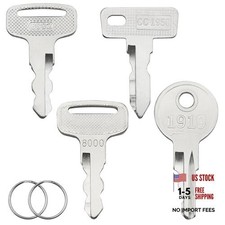 4 Pcs Golf Cart Ignition Keys Set Compatible for EZGO Yamaha 1982-Up Club Car