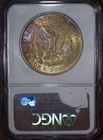 1878-CC Rainbow Toned Morgan Dollar NGC MS62 1878-CC RARE
