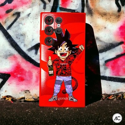 Anime-Inspired DBZ Goku Party Goer Red Samsung Case Slim Bumper Shockproof