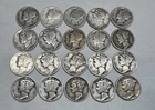 Lot # 1204 - 2.00 Face Value Mercury Dimes - 90% Silver - Unknown Grade