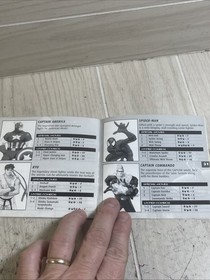 Marvel vs. Capcom 1 Sega Dreamcast Instruction Manual Booklet ONLY #a