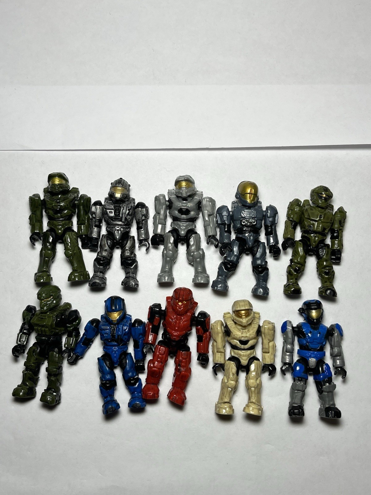 Halo Mega Bloks Construx Spartan Mark VI EVA CQB Soldier Lot