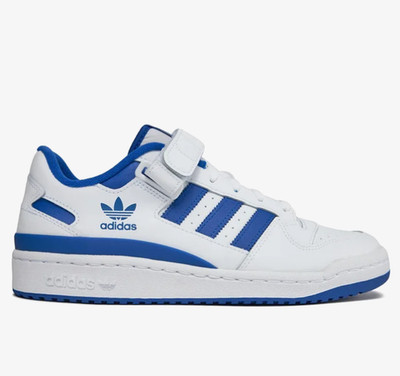 FY7756 Herren Adidas Forum Low Sportschuhe Weiss/Blau Turnschuhe Herrenmode