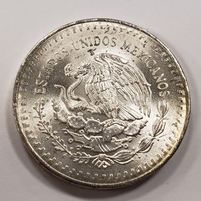 1982 Mo Mexico Libertad Onza 1 oz .999 Silver - Bright Original