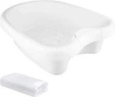 Ionic Detox Foot Bath Tub Basin for All Machines with 100 Liners White 