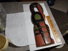 WOOD CARVING - CORMORANT & FROG BY JIM CHARLIE 1987, CAPILANO , SQUAMISH TRIBE