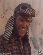 EDMUND HILLARY Signed Photograph - '1st Mount Everest Conquest' 20"x16" reprint