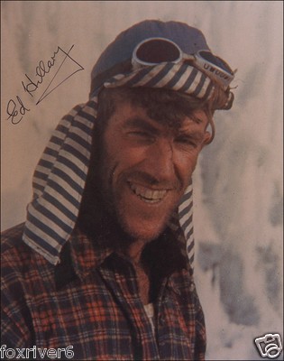 Edmund Hillary signiertes Foto - ''1st Mount Everest Conquest Conquest'' 20''x16'' Nachdruck