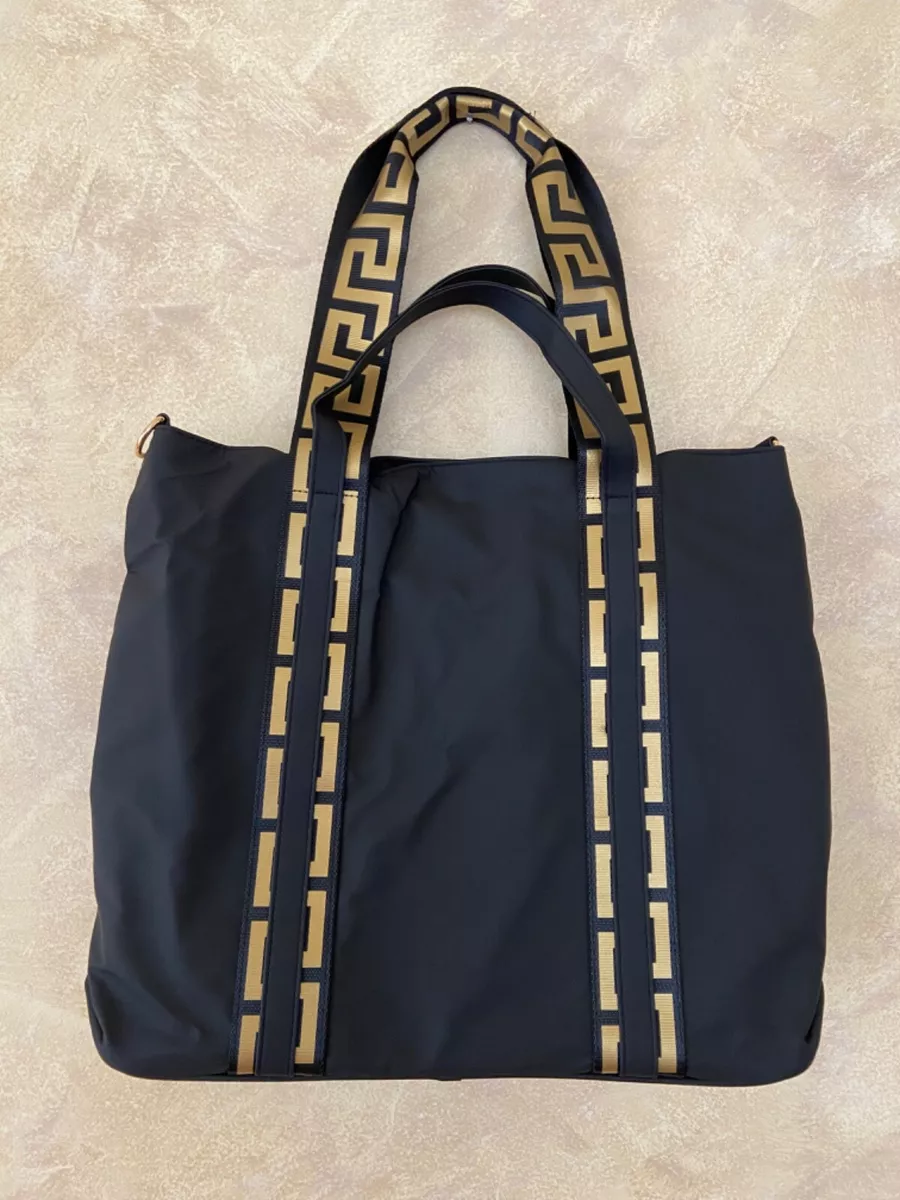 Versace Bags | Versace Tote Bag Black & Gold | Color: Black/Gold | Size: Os | Sneakerdiva's Closet