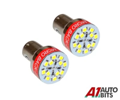 2 Pcs P21 BA15S 12V Ampoule LED Arrière Avertisseur Sonore Lumière De Recul - Photo 1/4