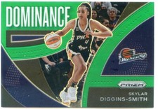 2022 Panini Prizm WNBA SKYLAR DIGGINS-SMITH #4 DOMINANCE GREEN PRIZM