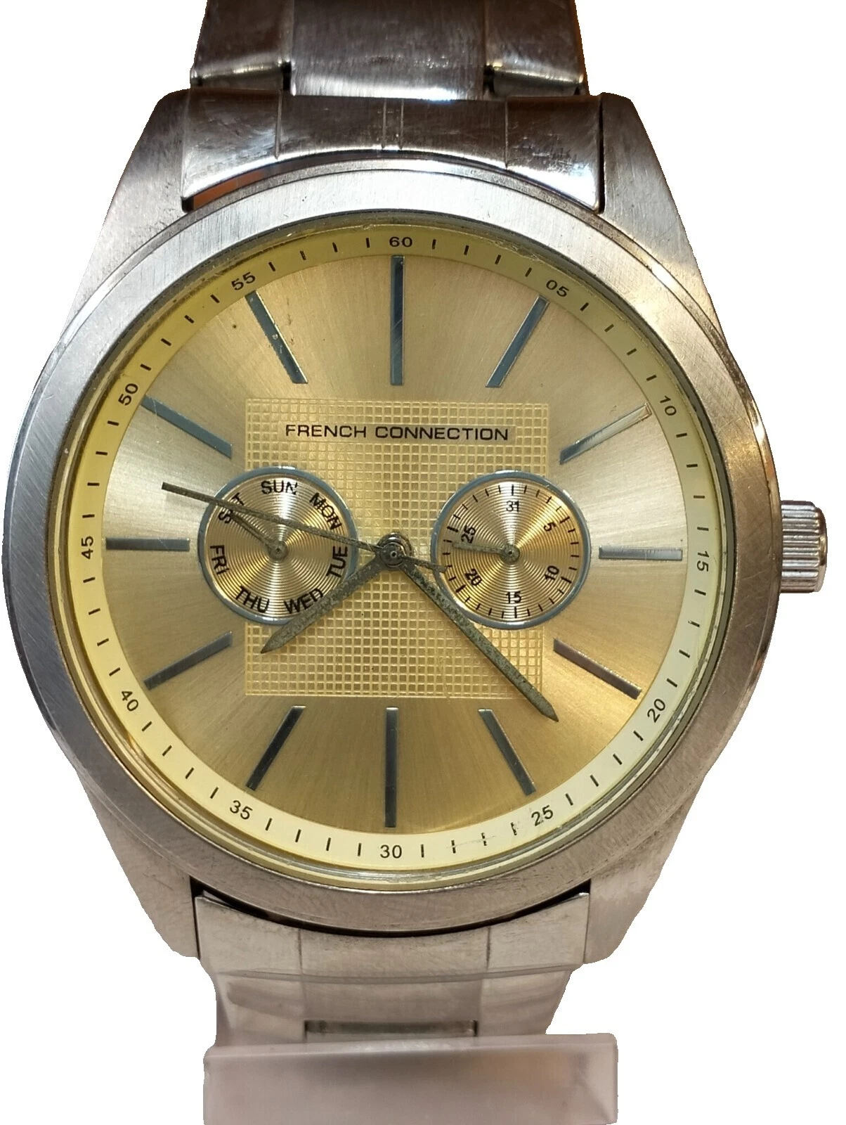 French Connection Silver Band Wristwatches