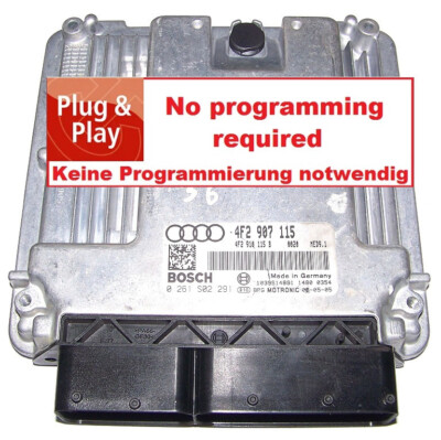 Steuergerät Audi A6 4F 2,0l TFSI BPJ 125KW 4F2910115B 0261S02291 UNLOCK ECU ECM