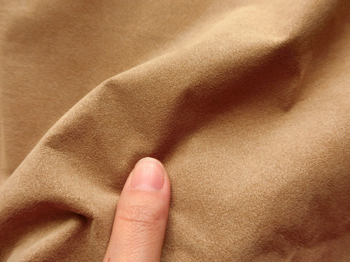 Dark Camel Midweight Authentic Premium Alcantara Mircofibre Suede-like Fabric 2M - Picture 8 of 13