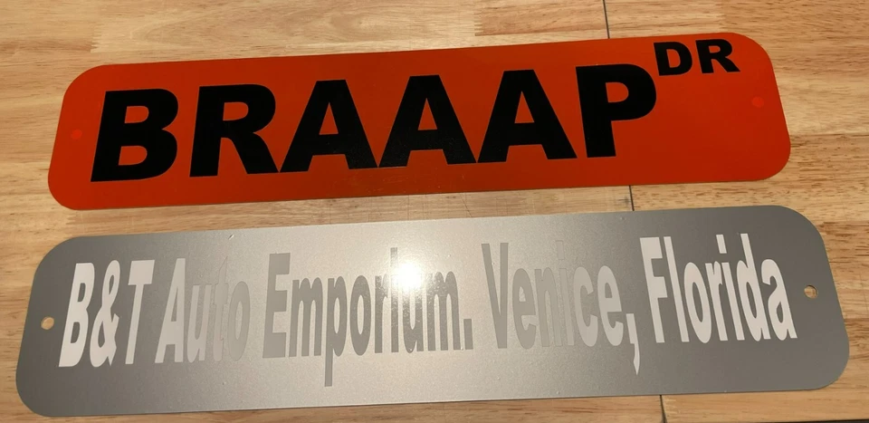 Letrero de calle personalizado personalizado calidad aluminio 18" x 4" HECHO EN EE. UU. Foto 3 de 4