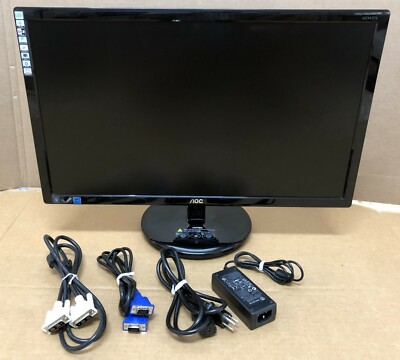 Aoc I2367Fh 23-Inch Ips Frameless Led-Lit Monitor, Full Hd 1080P, 5Ms, 50M:1 Dcr, Vga/ Hdmi, Speakers, Multi Purpose Stand (685417053988)