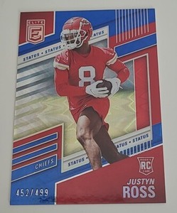 2022 Donruss Elite Football Status Explosion Justyn Ross #127