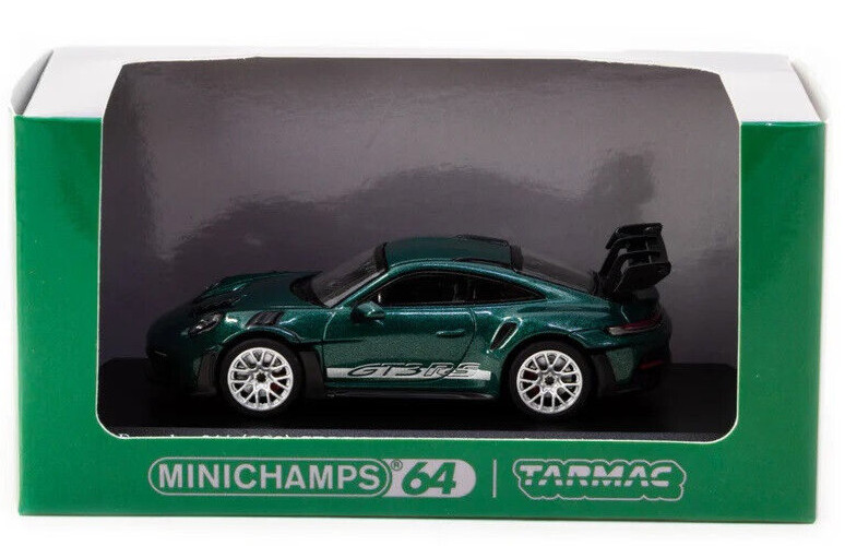 Литой автомобиль Minichamps x Tarmac Works COLLAB64 Porsche 992 911 GT3 RS в масштабе 164 6990₽