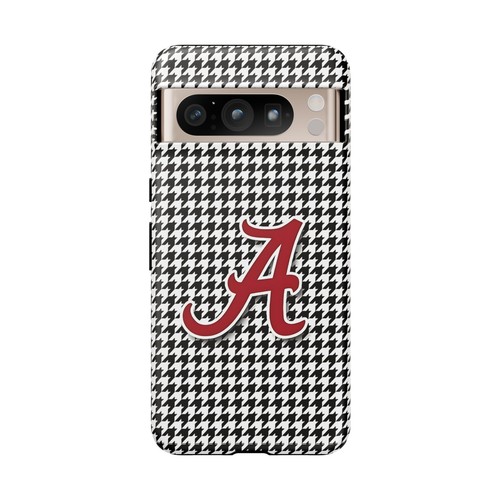 Alabama Houndstooth Phone Case, Tough Cases, College Fan Gear, Initial A - 第 137/266 張圖片
