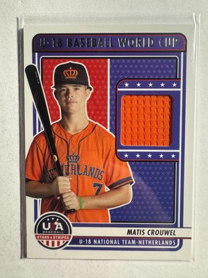 K306,901 - 2023 USA Stars and Stripes U18 World Cup Relic #15 Matis Crouwel