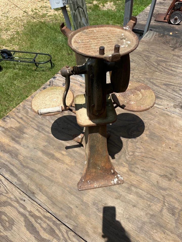 Separador centrífico crema manivela de hierro fundido antiguo vintage Delaval Nº 10 Foto 3 de 4