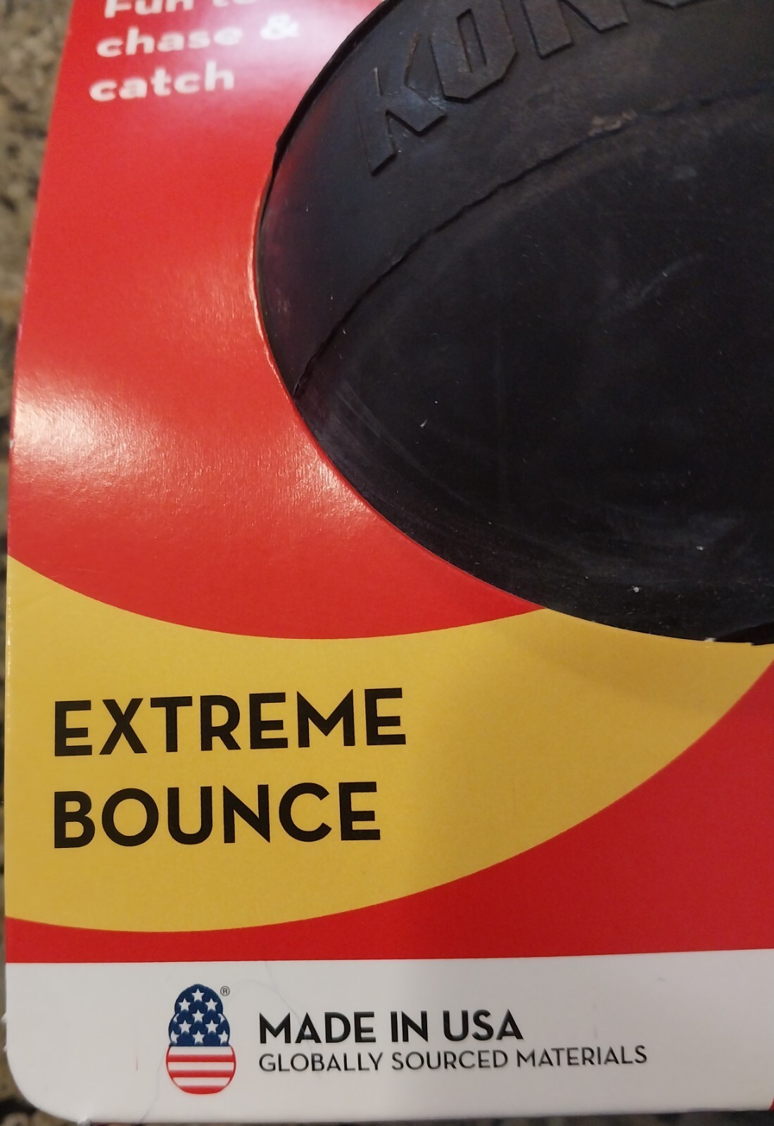 KONG Medium Extreme Bounce Ball Toughest Rubber Fetch & Chew Dog Toy eBay