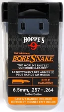 HOPPE'S 6.5mm, .257-.264 cal Rifle BORESNAKE DEN Cleaning Kit - 24013D
