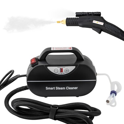 Multifunction Portable Steamer Household Steam Cleaner 1800W Home Black/Yellow