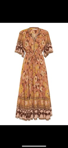 Spell & The Gypsy Dress Size Large Buttercup Gown Sunrise Floral Maxi - Picture 3 of 14