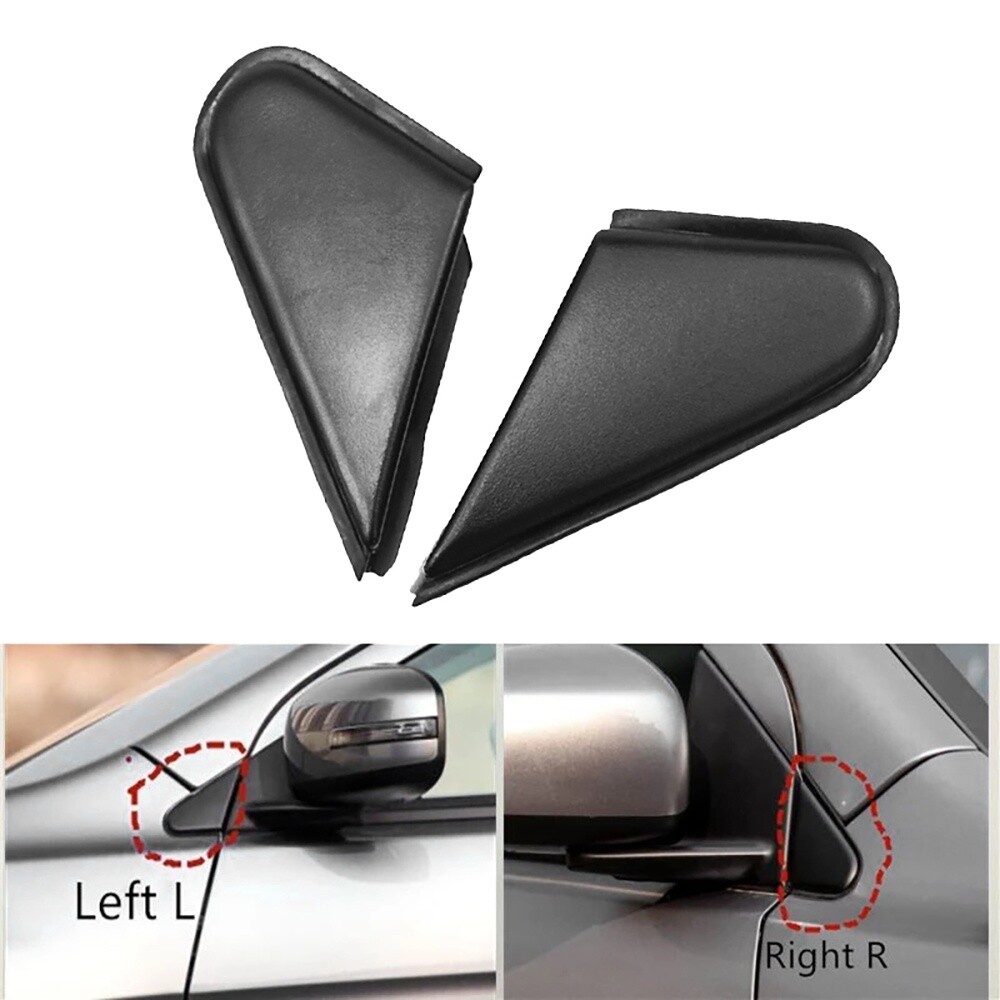 Fit For Mitsubishi Lancer Evolution 1 Pair Side Rearview Triangle Molding Cover