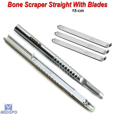 Bone Scraper Harvester With Blade Implant Bone Grafting Collector Dental Tools