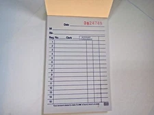 New Sales Book Order Receipt Invoice Carbon less 50 sets 3.5"x5.5" US Seller 